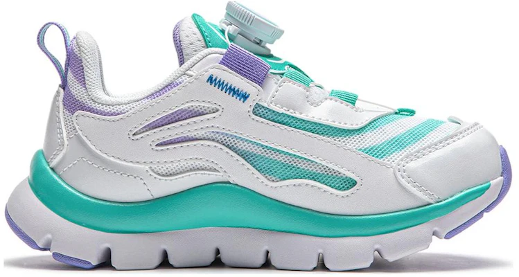 (Preschool) Li-Ning Classic Comfort Low 'White Green Purple' YKNU090-8 Order (Preschool) Li-Ning Classic Comfort Low 'White Green Purple' YKNU090-8