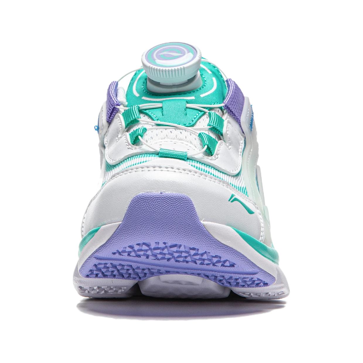Purchase (Preschool) Li-Ning Classic Comfort Low 'White Green Purple' YKNU090-8