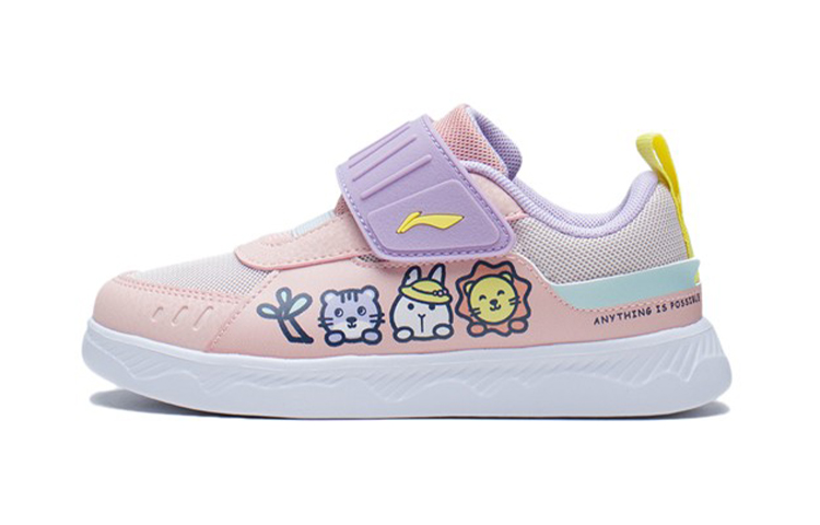 (Preschool) Li-Ning Classic Low 'Lemon Track Peach Pink' YKNS034-2