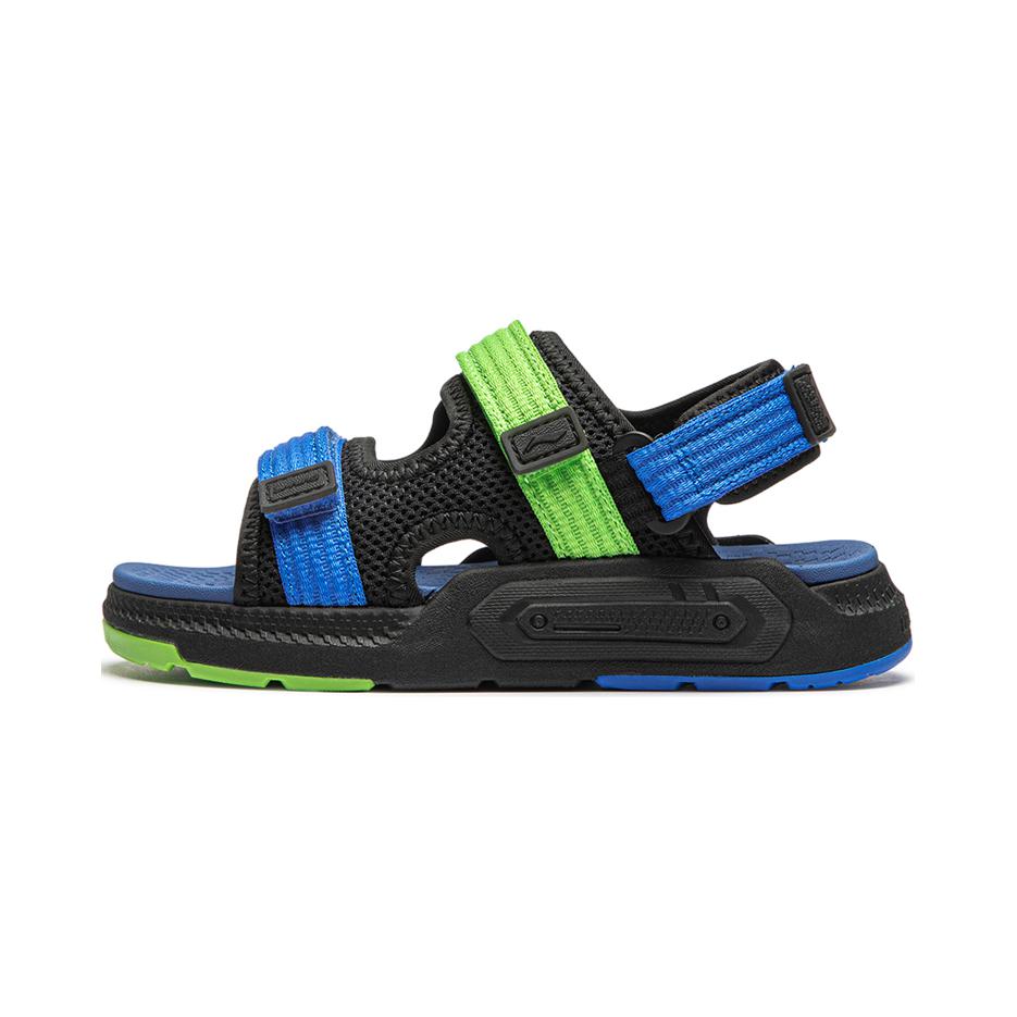 (Preschool) Li-Ning Comfort Casual 'Black Blue Green' YKKU014-5
