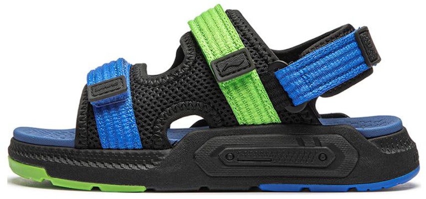 (Preschool) Li-Ning Comfort Casual 'Black Blue Green' YKKU014-5 Buy (Preschool) Li-Ning Comfort Casual 'Black Blue Green' YKKU014-5