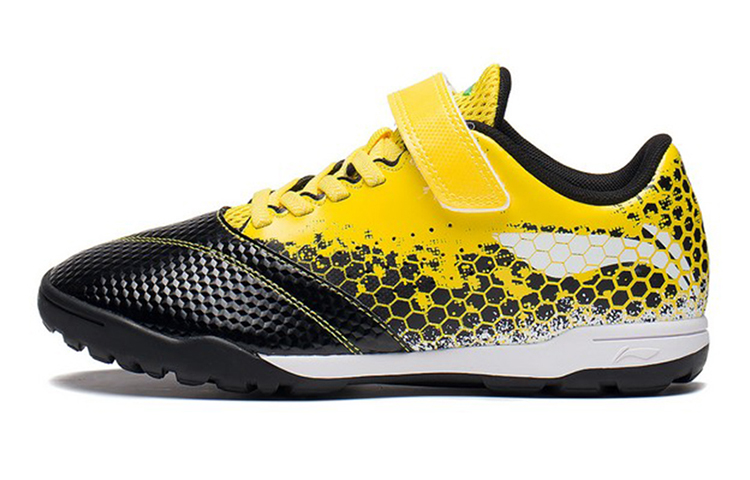 (Preschool) Li-Ning Comfort Durable Soccer Shoe 'Yellow' YKGS008-1