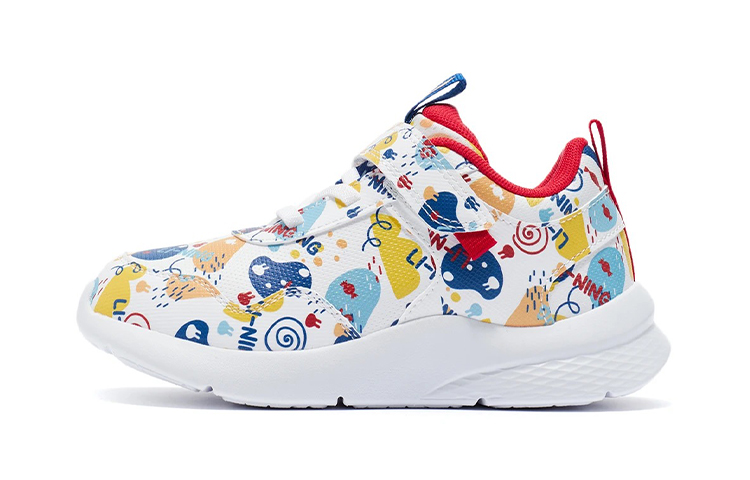 (Preschool) Li-Ning Comfort Lightweight Running Shoe 'White Red' YKNR142-15
