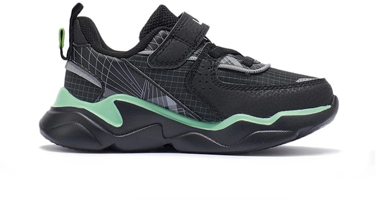 (Preschool) Li-Ning Comfort Lightweight Sneaker 'Black' YKNR136-1 Order (Preschool) Li-Ning Comfort Lightweight Sneaker 'Black' YKNR136-1