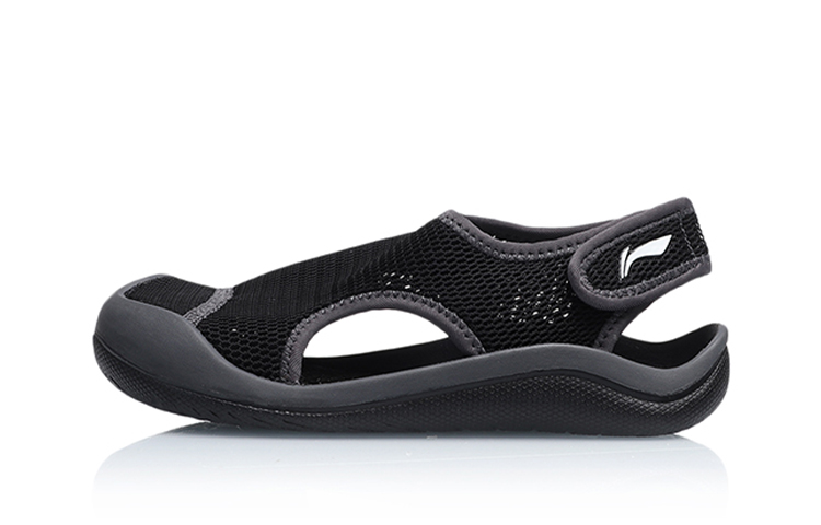 (Preschool) Li-Ning Comfort Sandals 'Black Grey' YKKQ026-1