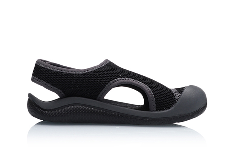 Order (PS) Li-Ning Komfort-Sandalen ''Schwarz Grau'' YKKQ026-1