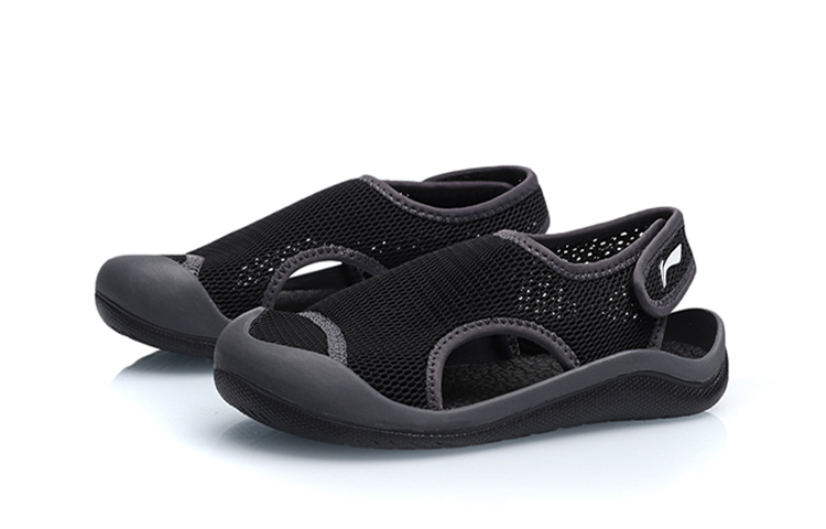 Lookbook (PS) Li-Ning Komfort-Sandalen ''Schwarz Grau'' YKKQ026-1