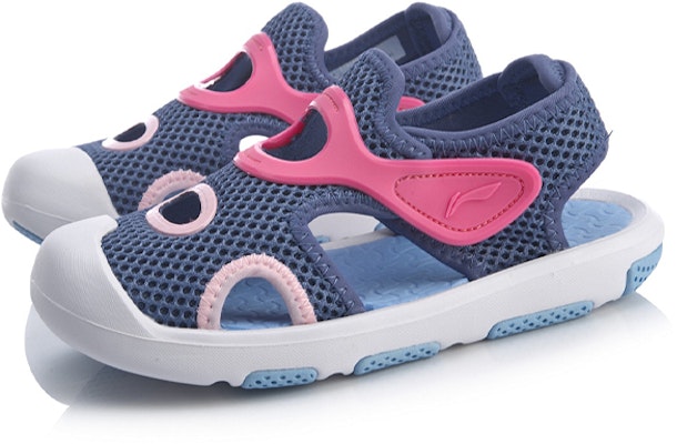 (PS) Sandal Nyaman Li-Ning 'Biru Pink' YKKQ008-2 Lookbook (PS) Sandal Nyaman Li-Ning 'Biru Pink' YKKQ008-2