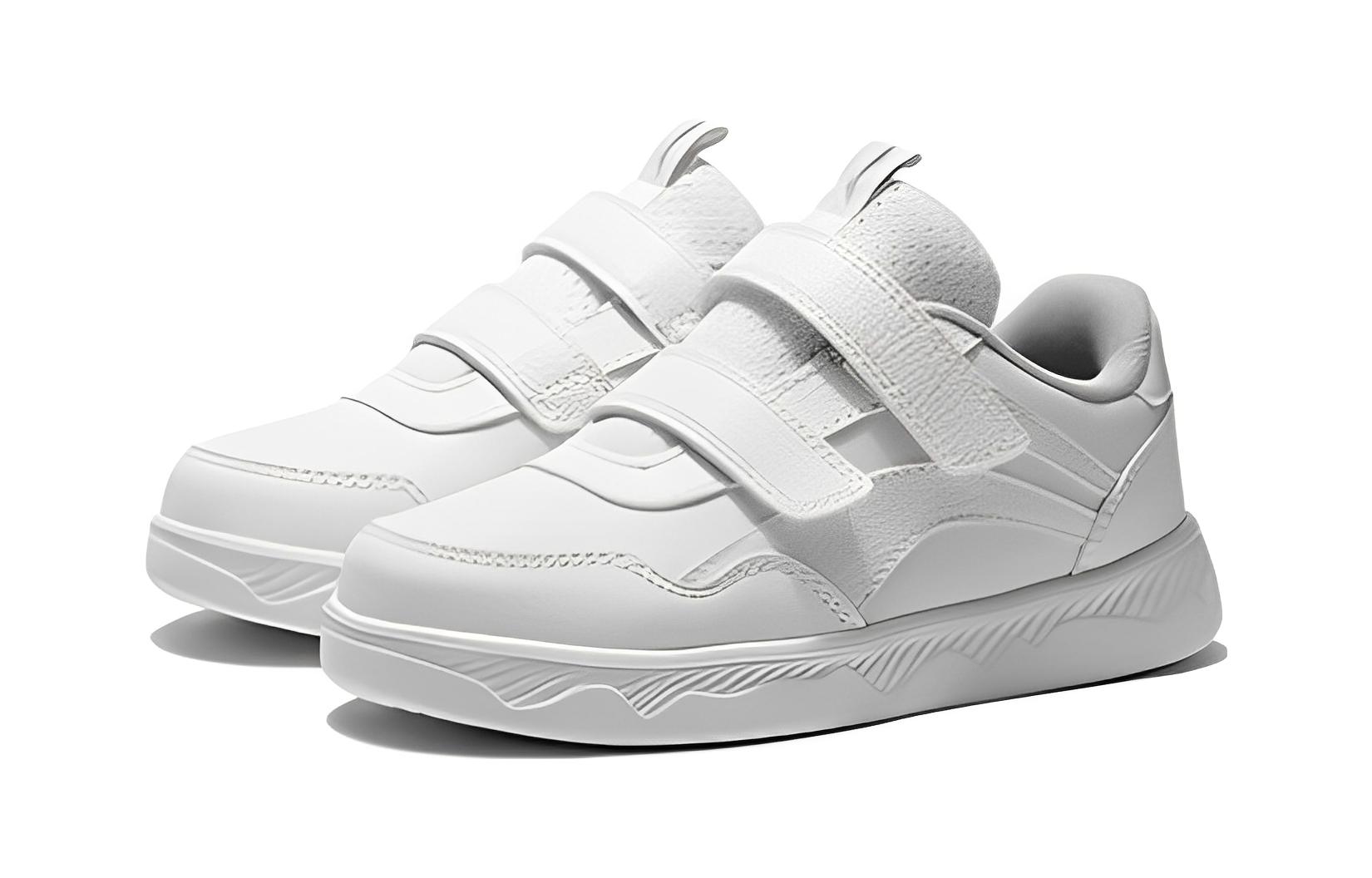 Lookbook 幼童 LiNing李寧 舒適運動休閒鞋 白色