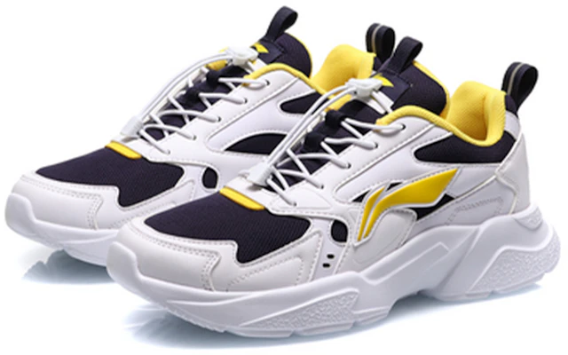 大童 LiNing李寧 舒適主義 兒童跑步鞋 白黃黑 Lookbook 大童 LiNing李寧 舒適主義 兒童跑步鞋 白黃黑