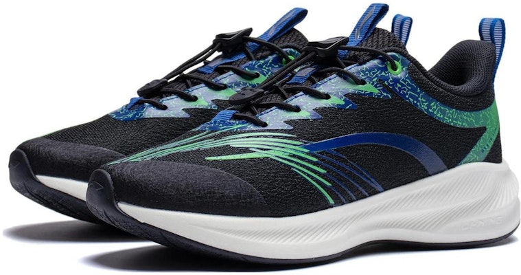 (Preschool) Li-Ning Falcon Running Shoes Low Top 'Black' YKFT004-7 Lookbook (Preschool) Li-Ning Falcon Running Shoes Low Top 'Black' YKFT004-7