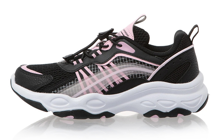 (Preschool) Li-Ning Fashion Casual Sneaker 'Black Pink' YKCR130-2