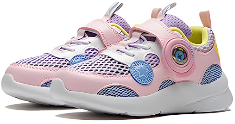 (Preschool) Li-Ning Fashion Sneaker 'Lemon Cruise Pink Purple' YKNS032-4 Lookbook (Preschool) Li-Ning Fashion Sneaker 'Lemon Cruise Pink Purple' YKNS032-4