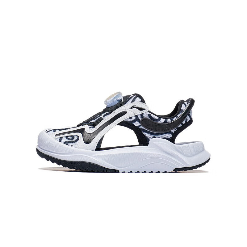 (Preschool) Li-Ning FLUID Sandal 'Cyber White Black' YKUT004-5
