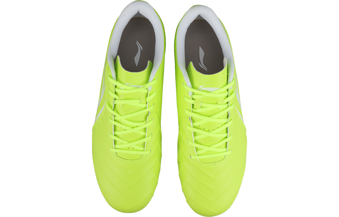 Shop (Preschool) Li-Ning Football Boots 'Fluorescent Green' YSFT014-3