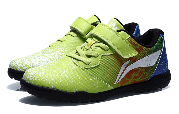 Lookbook (Preschool) Li-Ning Football Shoe 'Green Blue' YKGR008-5