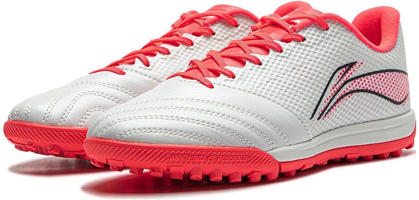 (Preschool) Li-Ning Football Shoes 'White Red' ASTT010-7 Lookbook (Preschool) Li-Ning Football Shoes 'White Red' ASTT010-7
