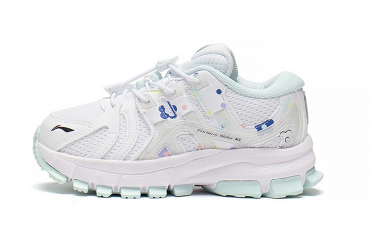 (Preschool) Li-Ning Furious Rider 'White Low-top Leisure' YKNS062-2