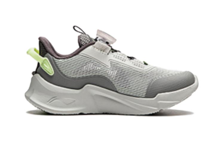 Order 中童 李寧兒童 蜻躍 V2 減震耐磨 低幫 兒童跑步鞋 灰色