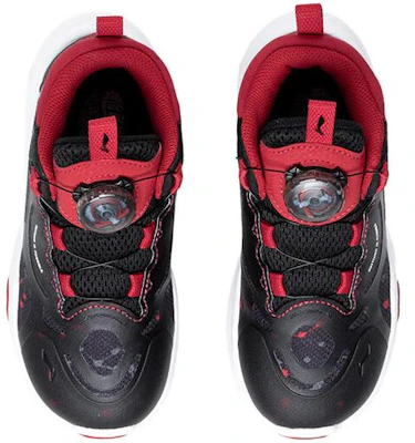 中童 李寧 Game Day 耐磨防滑透氣 中幫 運動休閒鞋 黑紅 Shop 中童 李寧 Game Day 耐磨防滑透氣 中幫 運動休閒鞋 黑紅