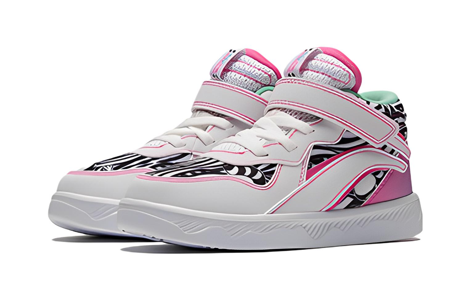 Lookbook (PS) 李寧ハイカット「ピンク」(Lining Haikatsu "Pinku") YKNS076-4