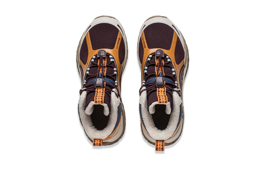 Lookbook (PS) 李寧ハイカット「レッドオレンジ」 YKET010-1