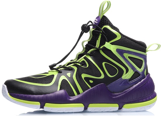 (Preschool) Li-Ning High-Top Basketball 'Black Green' YKBQ016-1 Buy (Preschool) Li-Ning High-Top Basketball 'Black Green' YKBQ016-1
