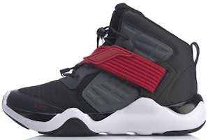 (Preschool) Li-Ning High-Top Basketball 'Black Grey Red' YKBP088-1 (Preschool) Li-Ning High-Top Basketball 'Black Grey Red' YKBP088-1