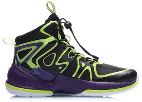 (Preschool) Li-Ning High-Top Basketball 'Black Green' YKBQ016-1 Order (Preschool) Li-Ning High-Top Basketball 'Black Green' YKBQ016-1