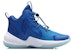 (PS) Li-Ning High-Top Bola Keranjang 'Biru Putih' YKBP012-1