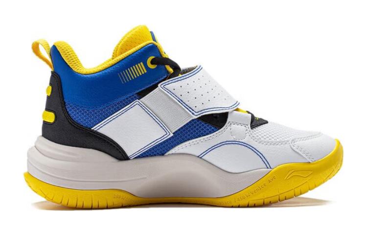 Lookbook (Preschool) Li-Ning High-Top Basketball 'Blue White' YKBT092-5