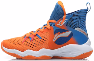 (Preschool) Li-Ning High-Top Basketball 'Orange Blue Grey' YKBP104-1 (Preschool) Li-Ning High-Top Basketball 'Orange Blue Grey' YKBP104-1