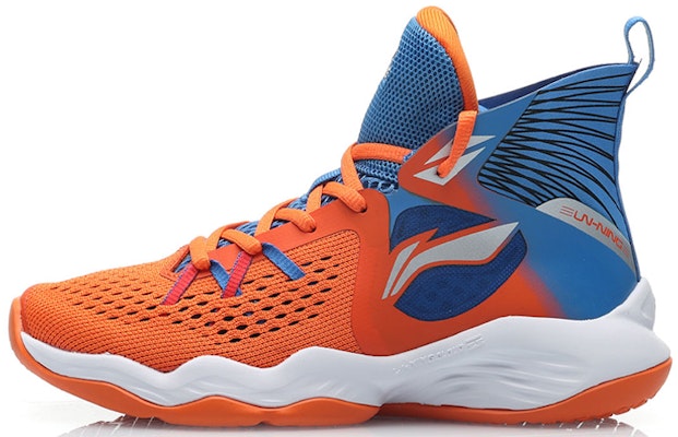 (Preschool) Li-Ning High-Top Basketball 'Orange Blue Grey' YKBP104-1 Buy (Preschool) Li-Ning High-Top Basketball 'Orange Blue Grey' YKBP104-1