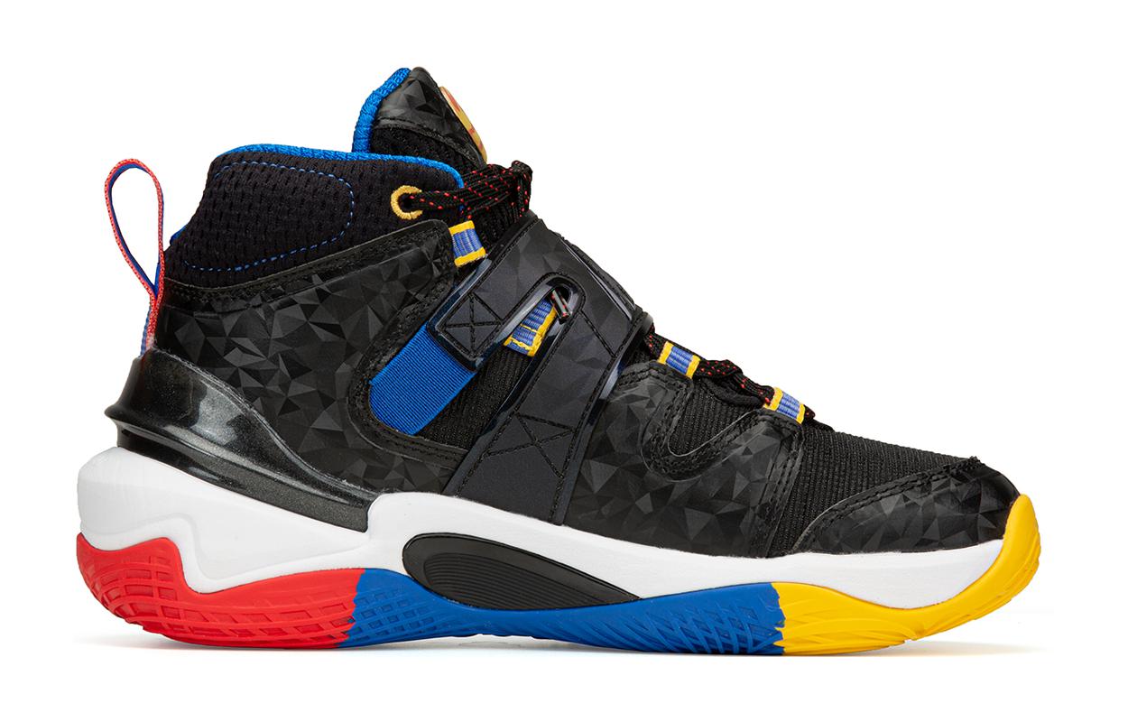 Order (Preschool) Li-Ning High-Top Basketball Shoes 'Black' YKBS084-3