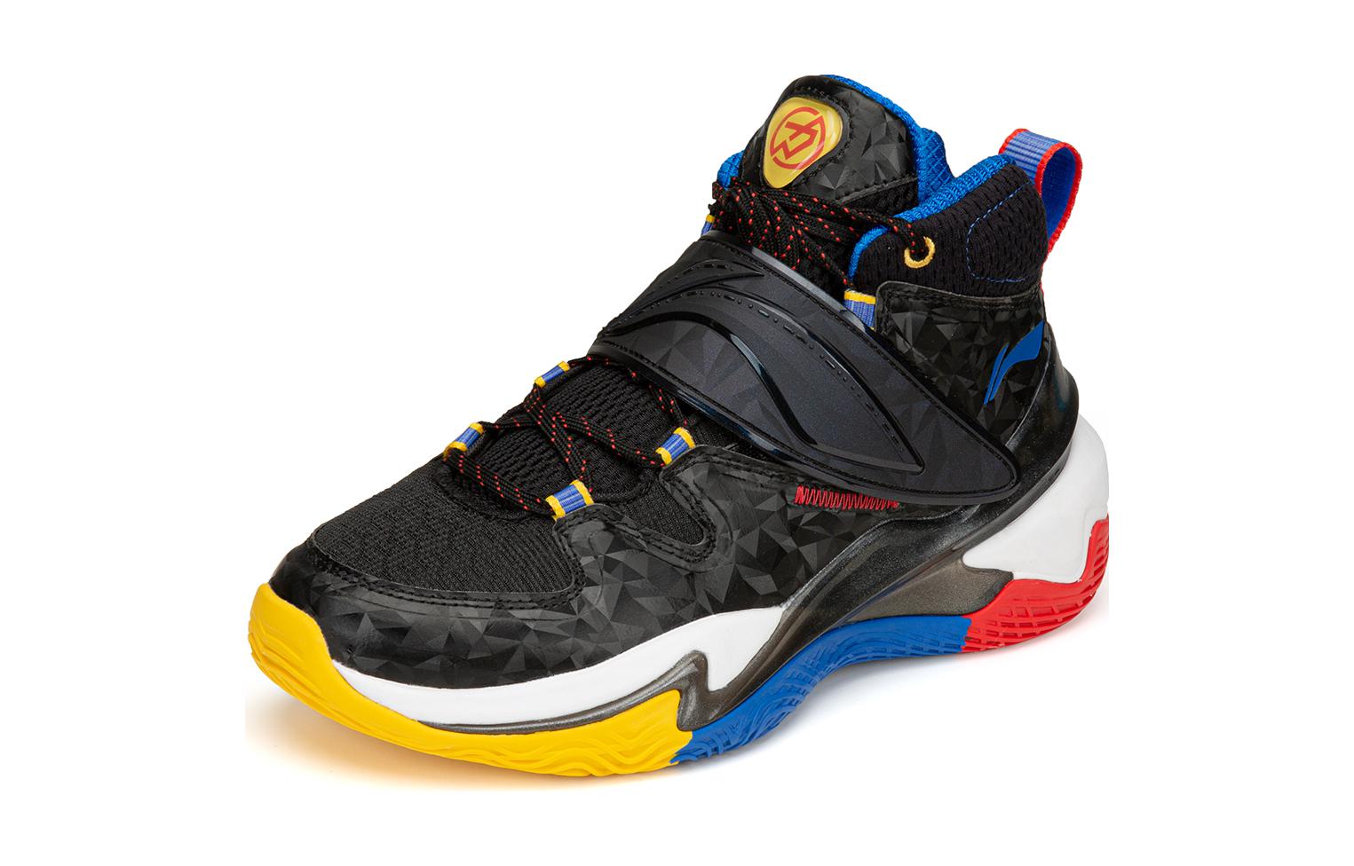 Lookbook (Preschool) Li-Ning High-Top Basketball Shoes 'Black' YKBS084-3