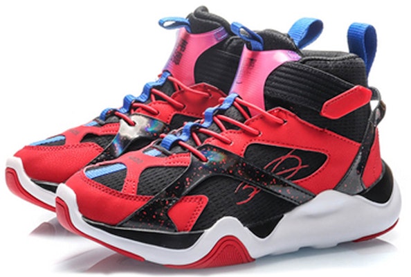(PS) Zapatillas de Baloncesto Altas Li-Ning 'Negro Rojo Comodidad' YKBP062-1 Lookbook (PS) Zapatillas de Baloncesto Altas Li-Ning 'Negro Rojo Comodidad' YKBP062-1