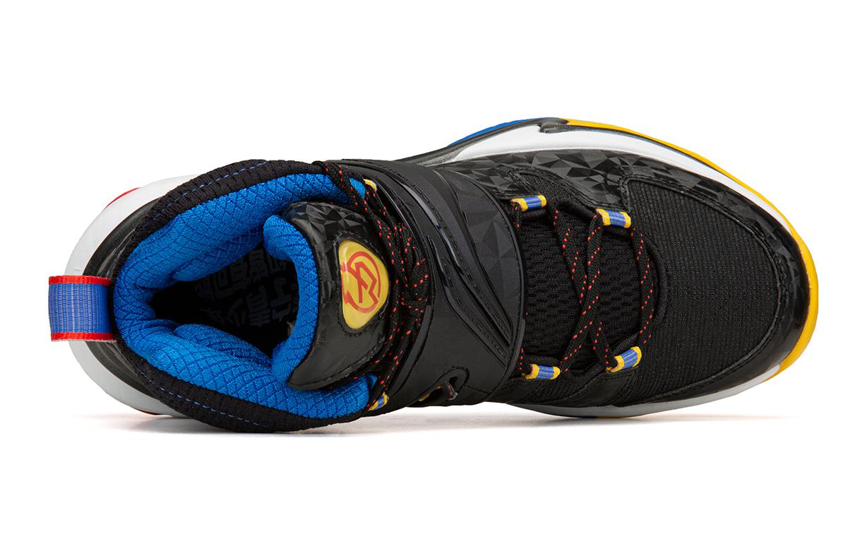 Shop (Preschool) Li-Ning High-Top Basketball Shoes 'Black' YKBS084-3