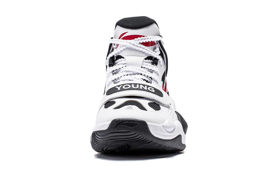 Purchase (Preschool) Li-Ning High-Top Basketball Shoes 'White Black Red' YKBT094-1