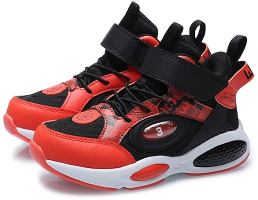 (PS) Li-Ning High-Top Magic Strap 'Hitam Jingga' YKNR026-1 Lookbook (PS) Li-Ning High-Top Magic Strap 'Hitam Jingga' YKNR026-1