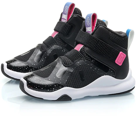 (Preschool) Li-Ning High-Top Running 'Black Comfort' YKAP074-1 Lookbook (Preschool) Li-Ning High-Top Running 'Black Comfort' YKAP074-1