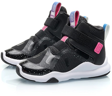 (Preschool) Li-Ning High-Top Running 'Black Comfort' YKAP074-1 Lookbook (Preschool) Li-Ning High-Top Running 'Black Comfort' YKAP074-1