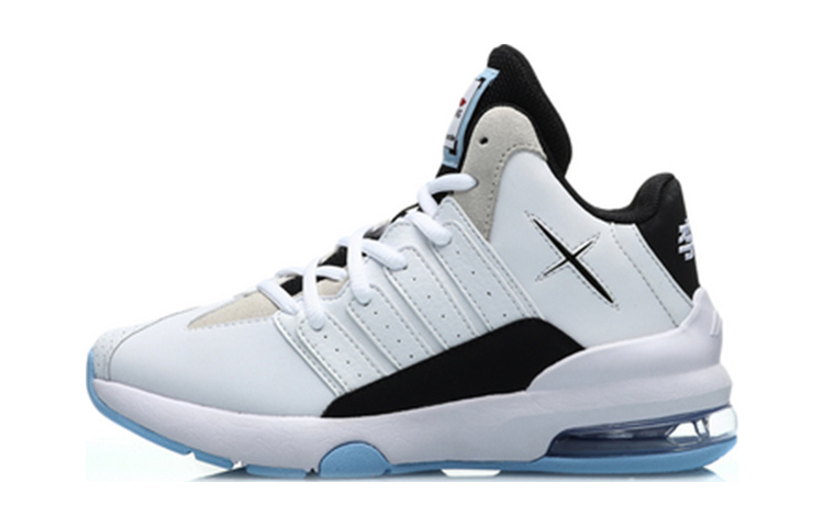 (Preschool) Li-Ning High-Top Running 'White Blue Black' YKCP292-7