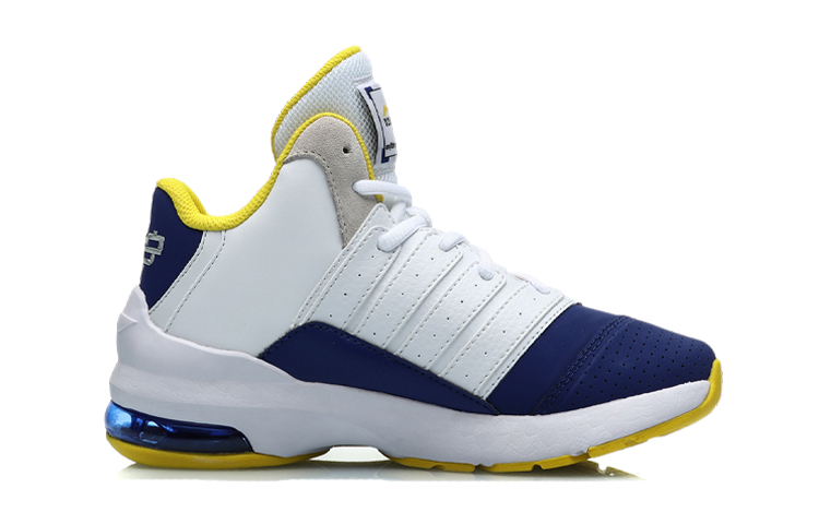 Order (Preschool) Li-Ning High-Top Running Shoes 'White & Blue' YKCP292-1