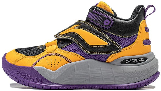 大童 李寧兒童 休閒舒適 防滑減震耐磨 高幫 兒童籃球鞋 黑紫黃色 Buy 大童 李寧兒童 休閒舒適 防滑減震耐磨 高幫 兒童籃球鞋 黑紫黃色