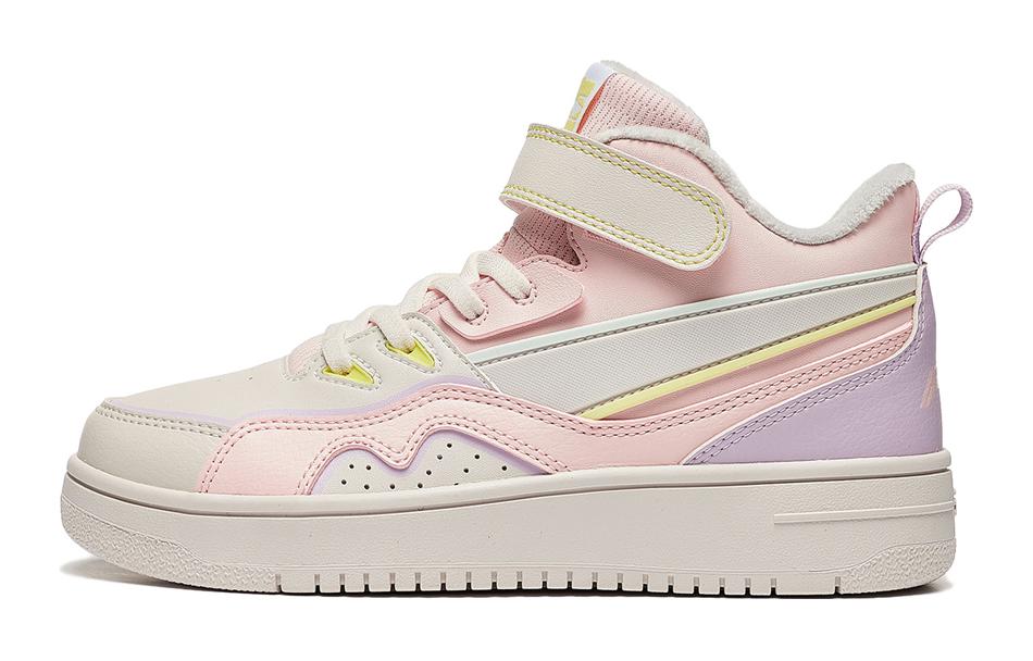 (Preschool) Li-Ning High 'Pink Grey' YKCT152-24