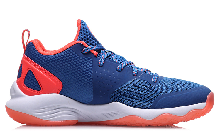 Order (Preschool) Li-Ning High Basketball Shoes 'Blue-Red' YKBP001-7