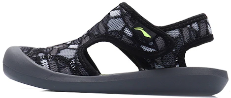 (Preschool) Li-Ning Hollow Breathable Sandals 'Black Grey' YKUQ058-1 (Preschool) Li-Ning Hollow Breathable Sandals 'Black Grey' YKUQ058-1