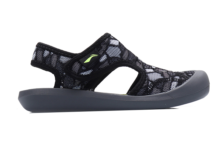 Order (PS) Li-Ning Hollow Ademend Sandalen ''Zwart Grijs'' YKUQ058-1