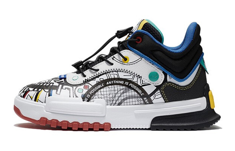 (Preschool) Li-Ning Journey Mid 'White' YKCS012-1