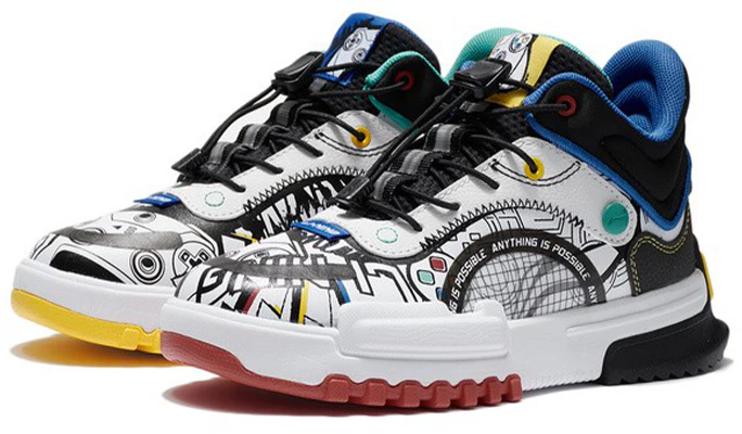(Preschool) Li-Ning Journey Mid 'White' YKCS012-1 Lookbook (Preschool) Li-Ning Journey Mid 'White' YKCS012-1